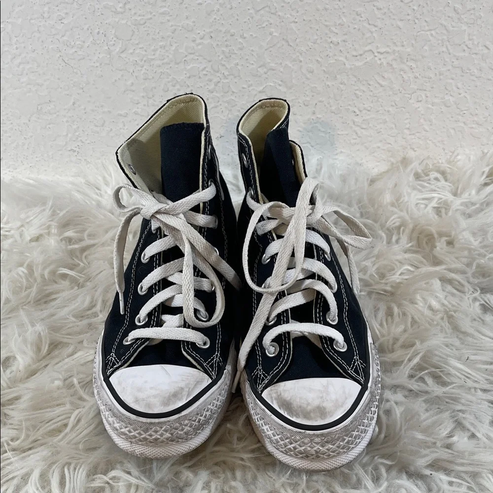 Converse Kids' Chuck Taylor All Star EVA Lift Shoes Black & White Size 5 - Picture 1 of 10